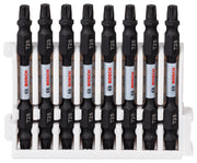 Bosch Professional Double Ended Bit Pack - 65mm, 8xT25 Pick & Clic Impact