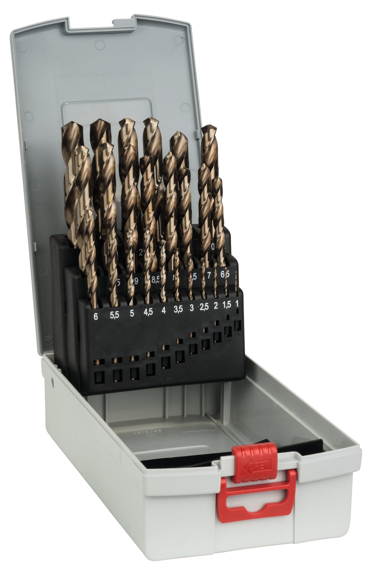 Bosch Professional ProBox Metal Drill Bit Set HSS-Co, DIN 338 (Cobalt Alloy), 1-13mm, 25-Piece
