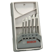 Bosch Professional CYL-9 SoftCeramic Tile Drill Bit Set - 5.5mm, 6.0mm, 7.0mm, 8.0mm, 10.0mm