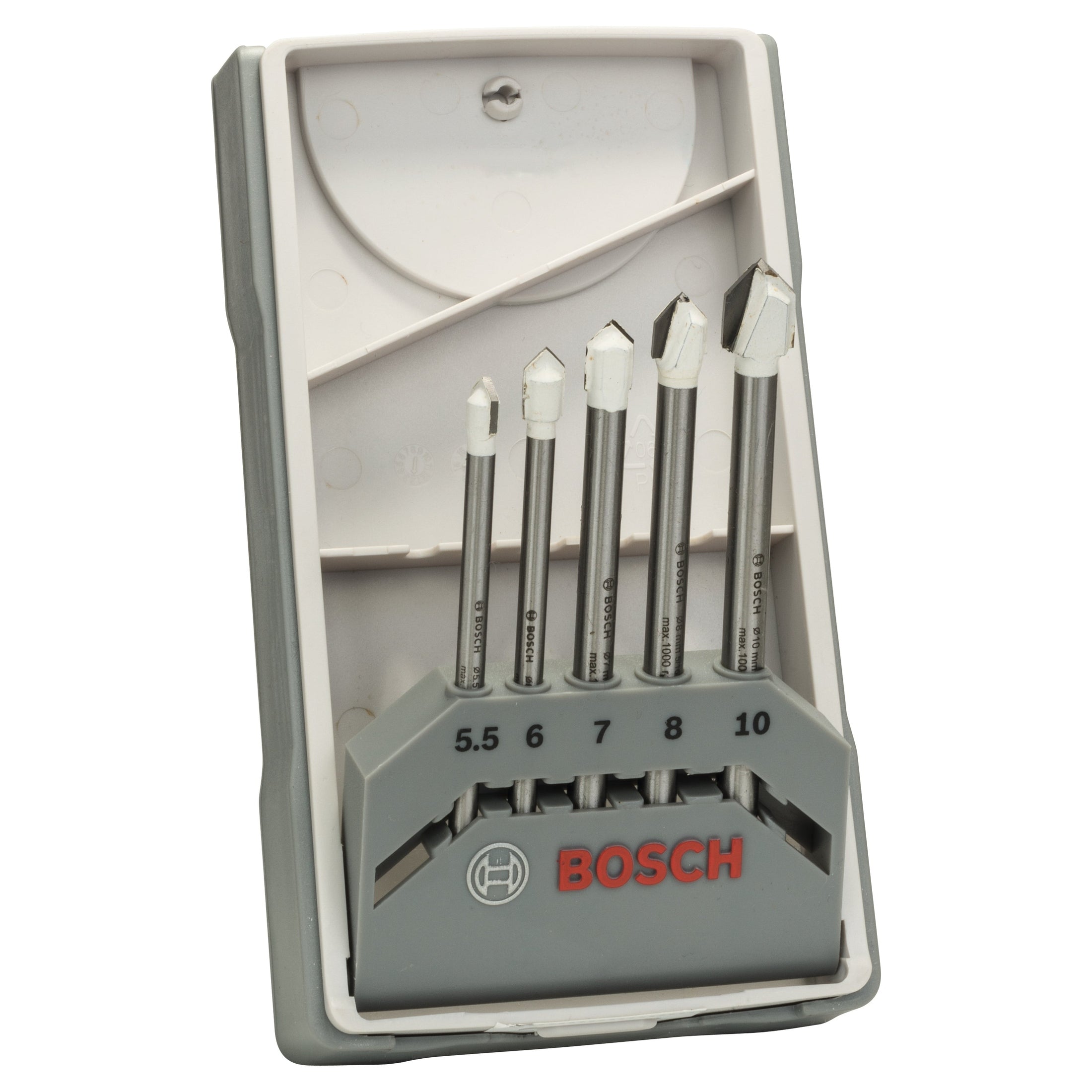 Bosch Professional CYL-9 SoftCeramic Tile Drill Bit Set - 5.5mm, 6.0mm, 7.0mm, 8.0mm, 10.0mm