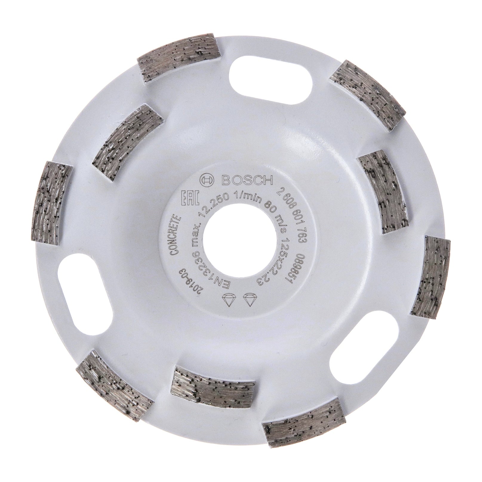 Bosch Professional Double Row Diamond Grinding Head for Concrete - High Speed, 125 x 22.23 x 5 mm Expert