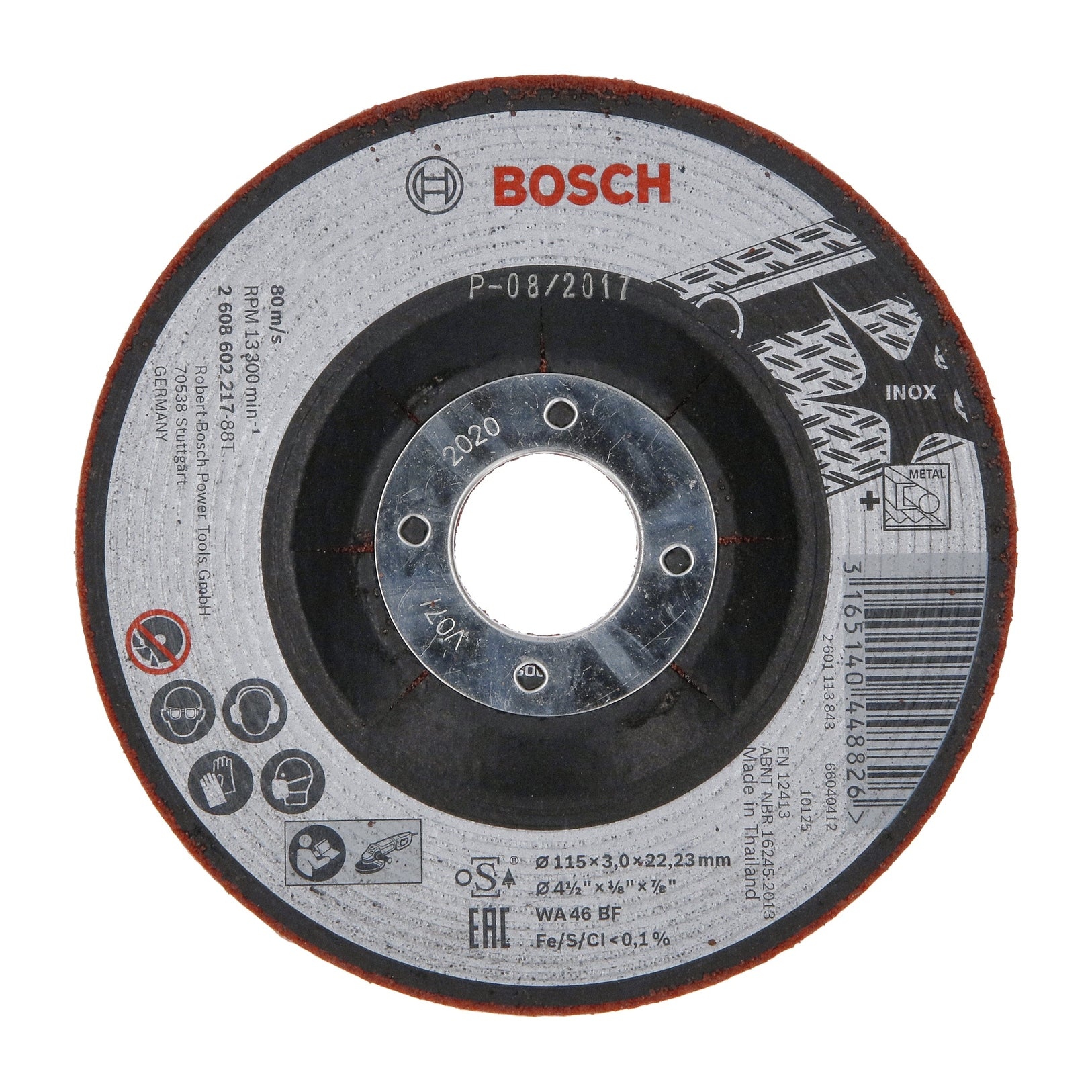 Bosch Professional Semi-Flexible Grinding Disc WA 46 BF - 115mm x 3.0mm