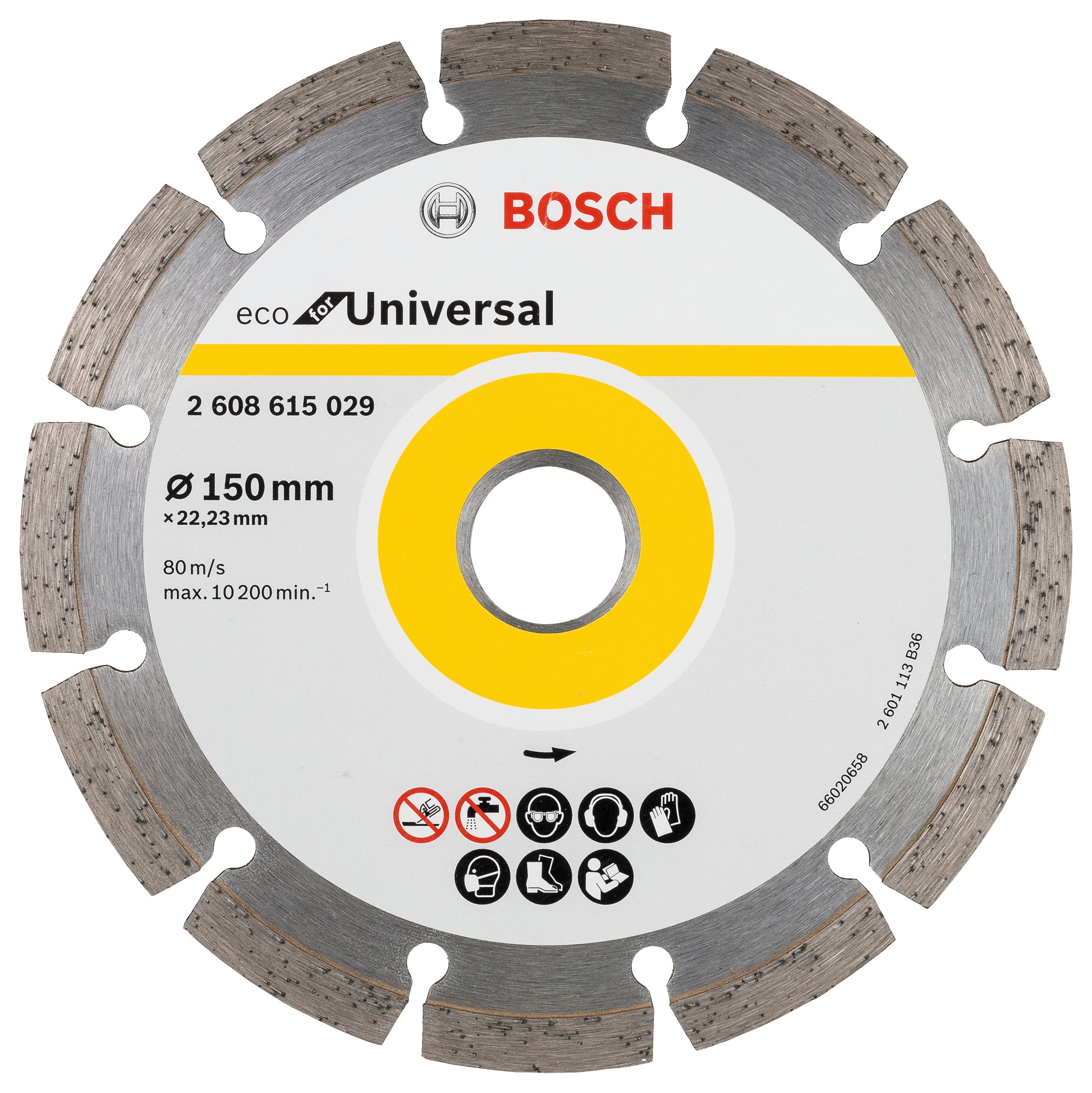 Bosch Professional Diamond Cutting Disc ECO - Universal, 150x22.23x2.1x7