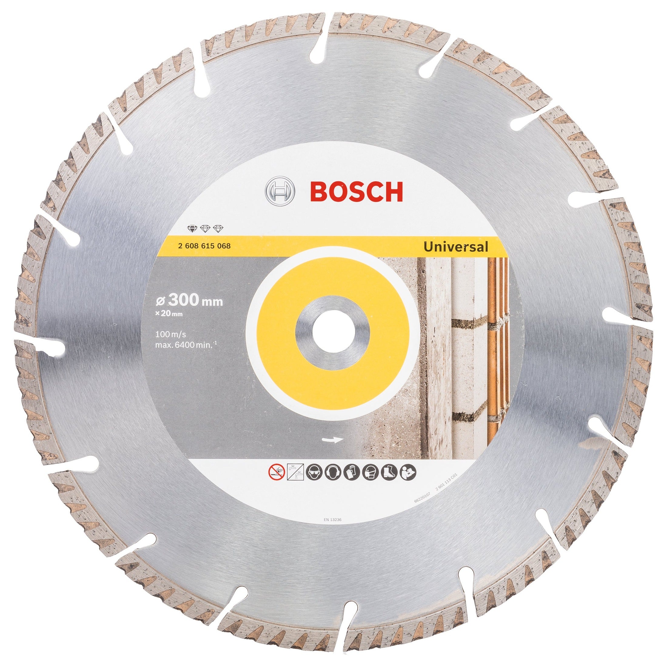 Bosch Professional Diamond Cutting Disc - Universal Standard, 300x20x3.3x10mm