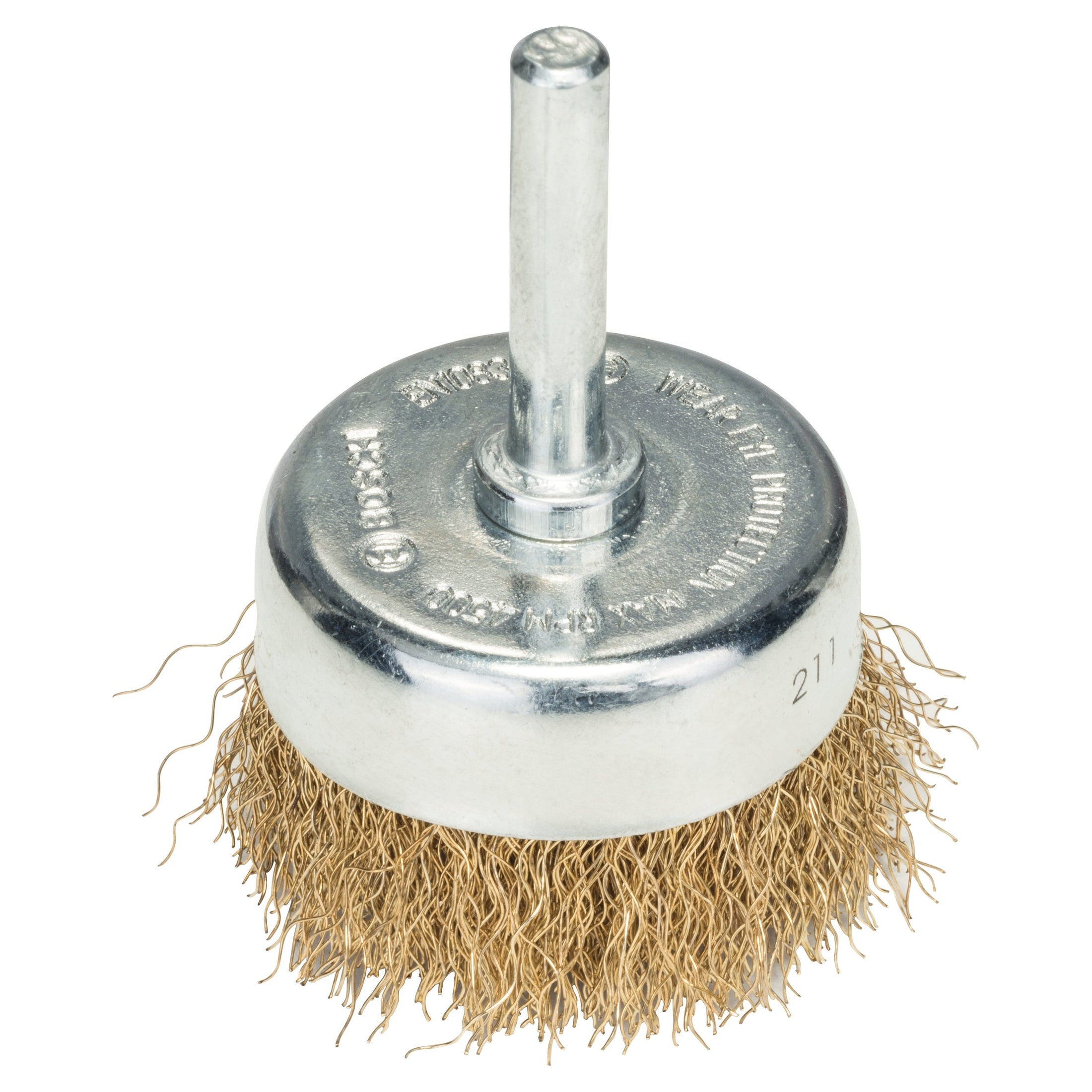 Bosch Professional Cup Brush - Crimped, Brass-Coated, 50x0.2mm, 50mm Diameter