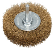 Bosch Professional Crimped Wire Wheel - Brass-Coated, 75x0.2mm, 75mm Diameter, 16mm Arbor Size