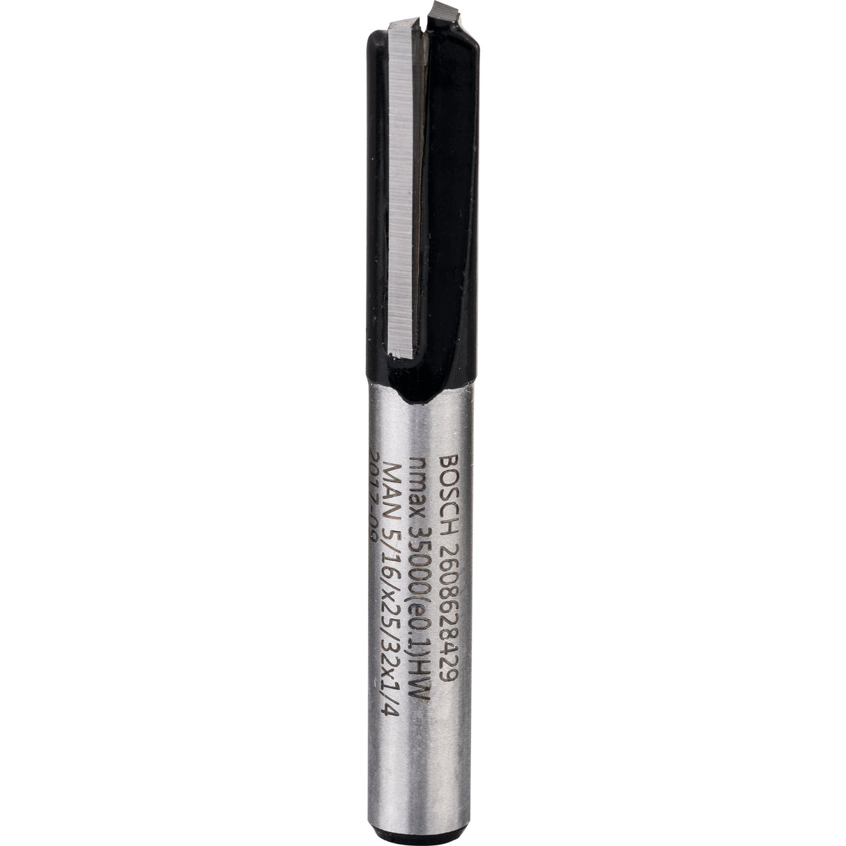 Bosch Professional Straight Bit - Centre Cut, 1/4" Shank, 7.9mm x 19.8mm