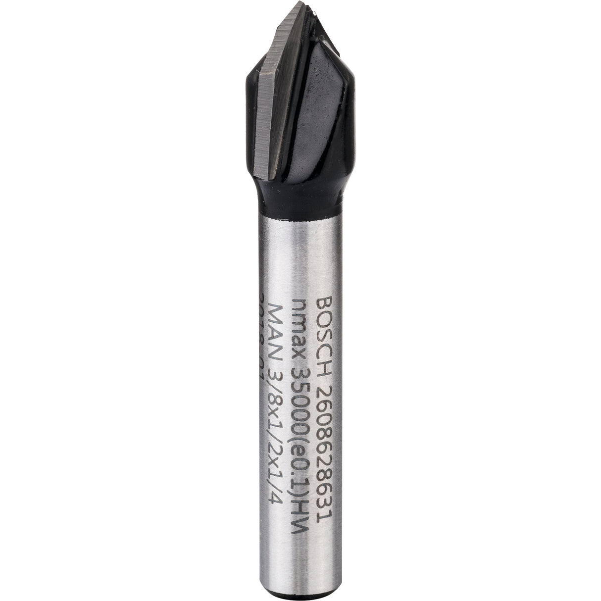 Bosch Professional V-Groove Bit - 1/4" Shank, 90°, L9.5mm, D9.5mm