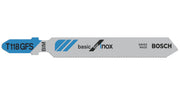 Bosch Professional Jigsaw Blade T118GFS Basic for Inox
