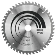 Bosch Professional Optiline Wood Circular Saw Blade - 260mm x 30mm x 3.2mm, 48 Teeth