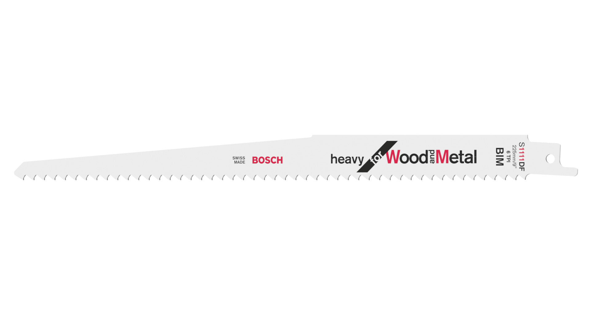 Bosch Professional S1111DF BIM Heavy Duty Blades for Wood and Metal - 2 Pack