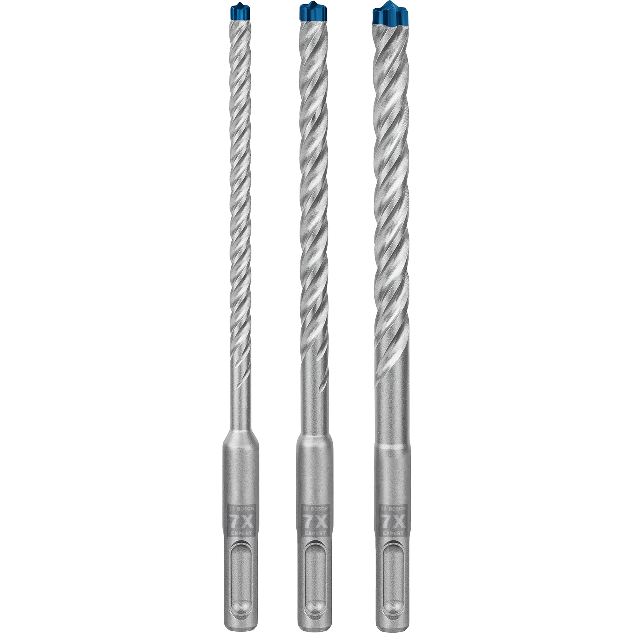 Bosch Professional SDS Plus-7X Hammer Drill Bit Set - 6/8/10 mm (3 Pieces)