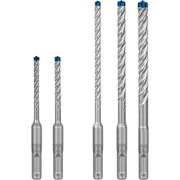 Bosch Professional Expert SDS Plus-7X Hammer Drill Bit Set - 5/6/6/8/10 mm (5-Piece)