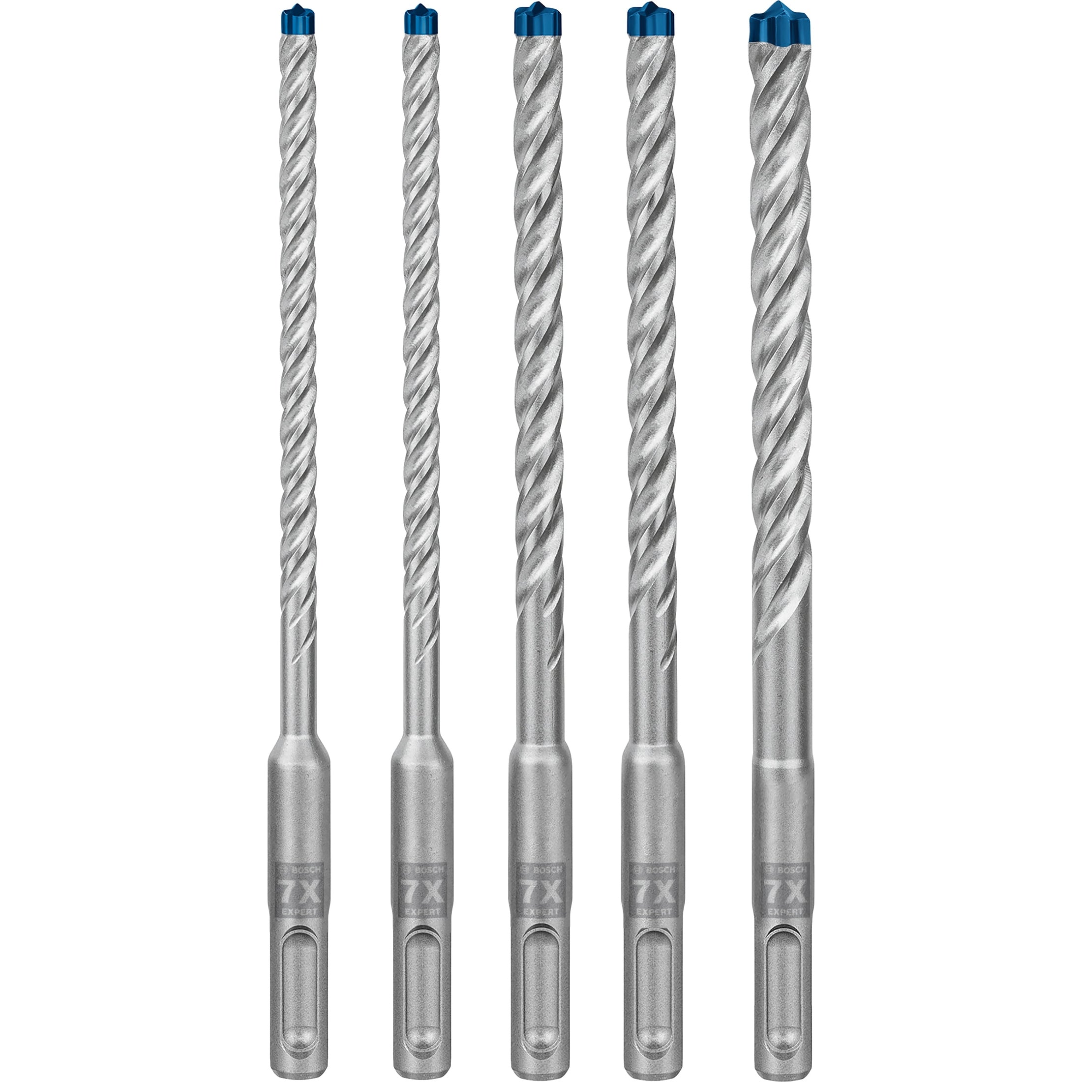 Bosch Professional Expert SDS Plus-7X Hammer Drill Bit Set - 6/6/8/8/10 mm (5-Piece)