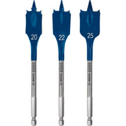 Bosch Professional SelfCut Speed Spade Drill Bit Set - 20/22/25 mm (3 Pieces)