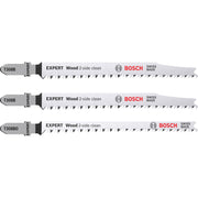 Bosch Professional Expert "Wood 2-side clean" Jigsaw Blade Set - 3pc