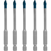 Bosch Professional HardCeramic HEX-9 Roof Tile Drill Bit Set, 5mm, 5-pc
