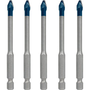 Bosch Professional HardCeramic HEX-9 Roof Tile Drill Bit Set, 6mm, 5-pc