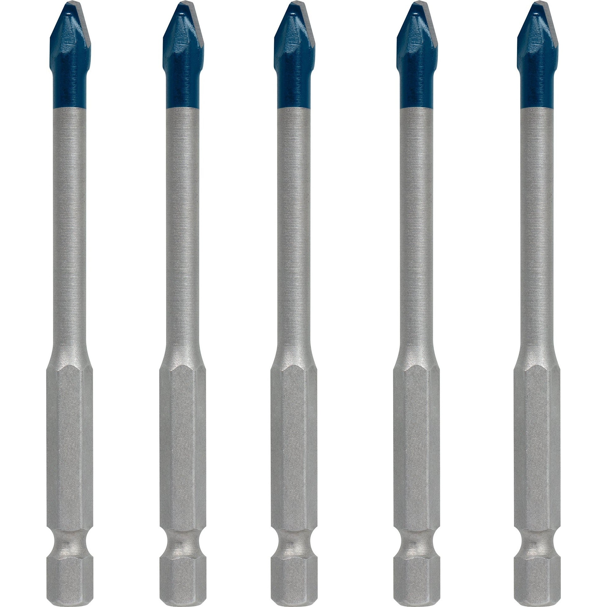 Bosch Professional HardCeramic HEX-9 Roof Tile Drill Bit Set, 6mm, 5-pc