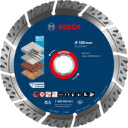 Bosch Professional MultiMaterial Diamond Cutting Disc - 180 x 22.23 x 2.4 x 12 mm