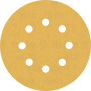Bosch Professional Expert C470 Sandpaper - 125mm, 8 Holes, G 180  for Random Orbital Sanders