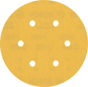 Bosch Professional Expert C470 Sandpaper - 150mm, 6 Holes, G 400  for Random Orbital Sanders