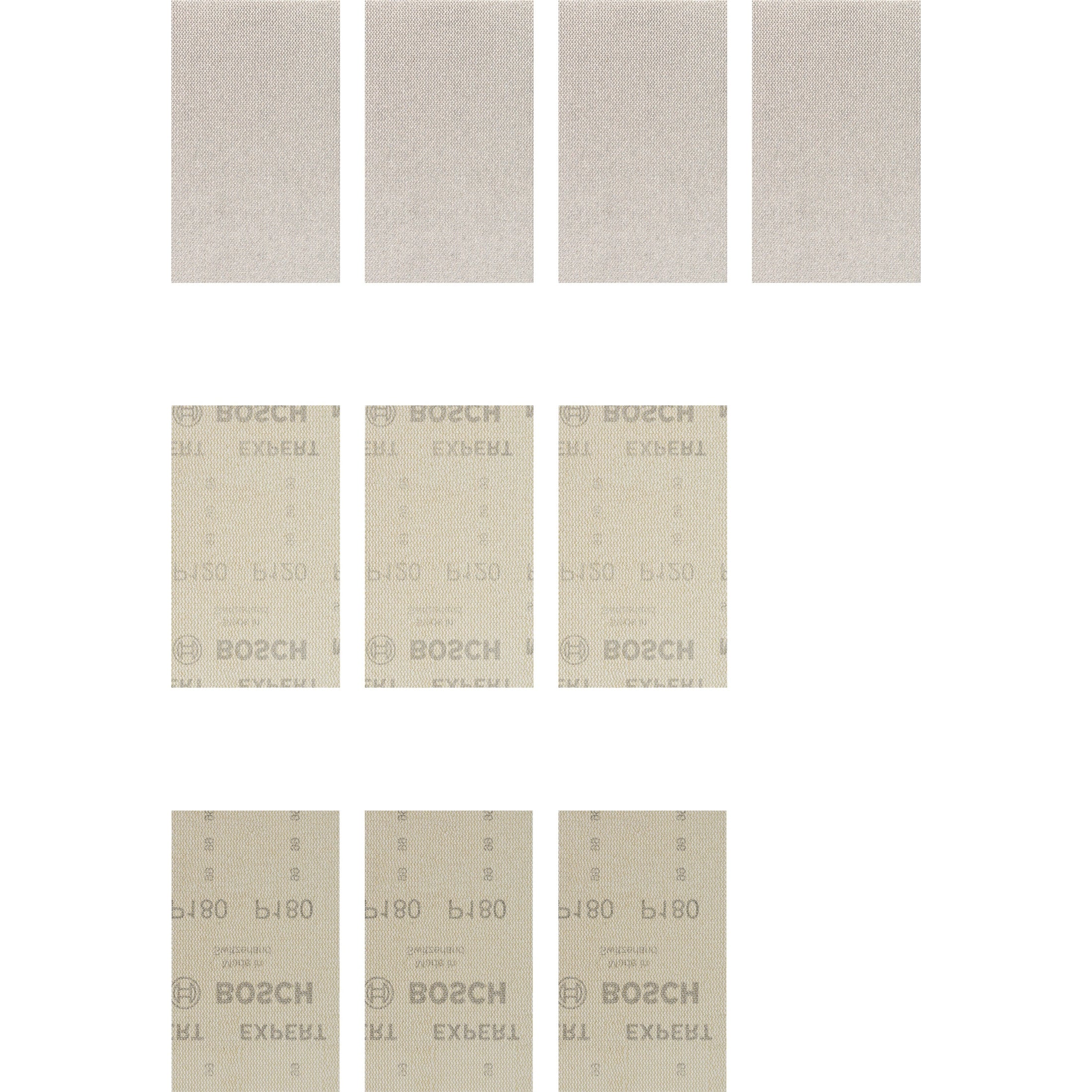 Bosch Professional Expert M480 Sanding Net Set - 80 x 133 mm  (10-pc)