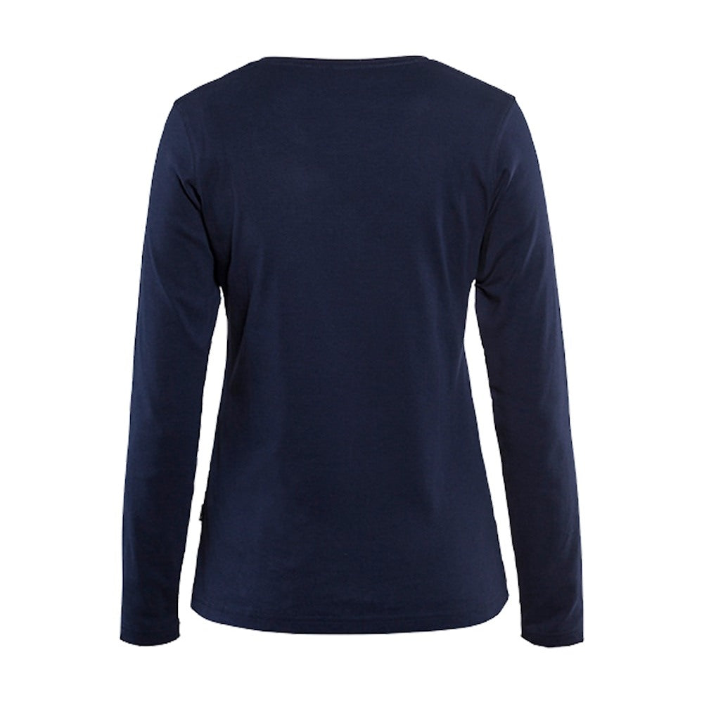 Blaklader Women's Long Sleeved T-Shirt 3301 #colour_navy-blue