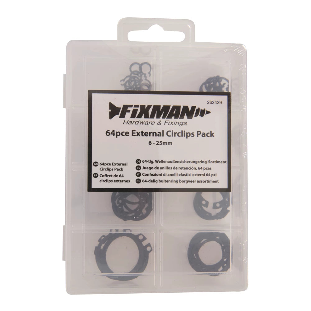 Fixman External Circlips Pack