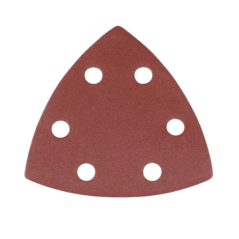 Silverline Hook & Loop Triangle Sheets 90mm 10Pk - 240 Grit