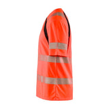 Blaklader Uv Hi-Vis T-Shirt 3397 #colour_red-hi-vis-black