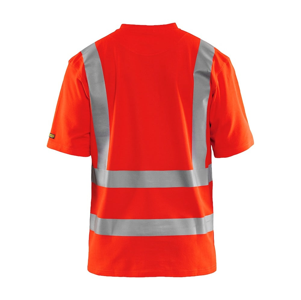 Blaklader Uv T-Shirt Hi-Vis 3380 #colour_red-hi-vis