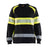 Blaklader Women's Hi-Vis Sweatshirt 3409 #colour_black-hi-vis-yellow