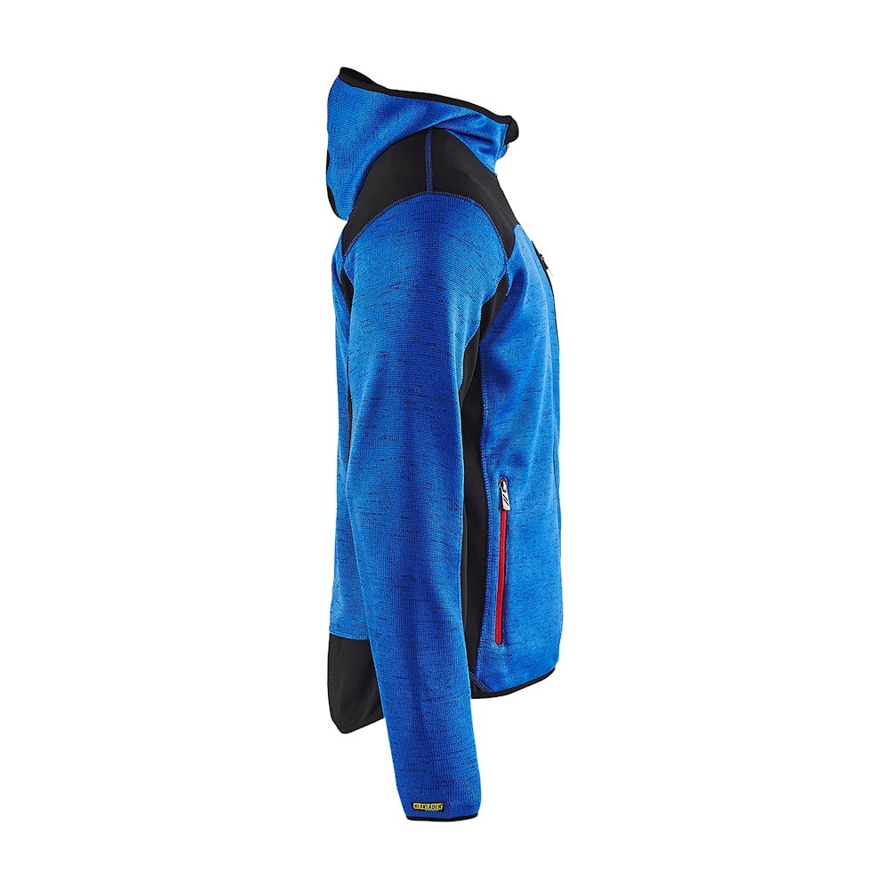 Blaklader Knitted Jacket 4930 #colour_cornflower-blue-black