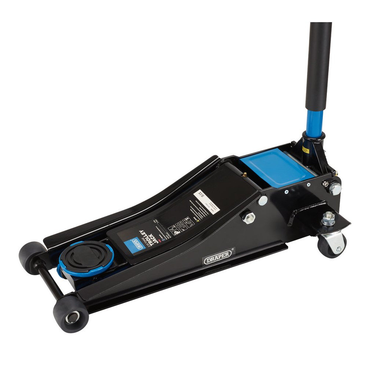 Draper Tools Trolley Jack, 2.25 Tonne, Blue