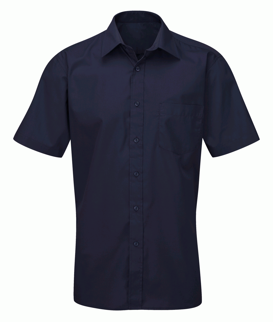 Orbit International Men'S Deluxe: Short Sleeve Shirt - Navy