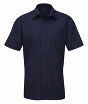 Orbit International Men'S Deluxe: Short Sleeve Shirt - Navy