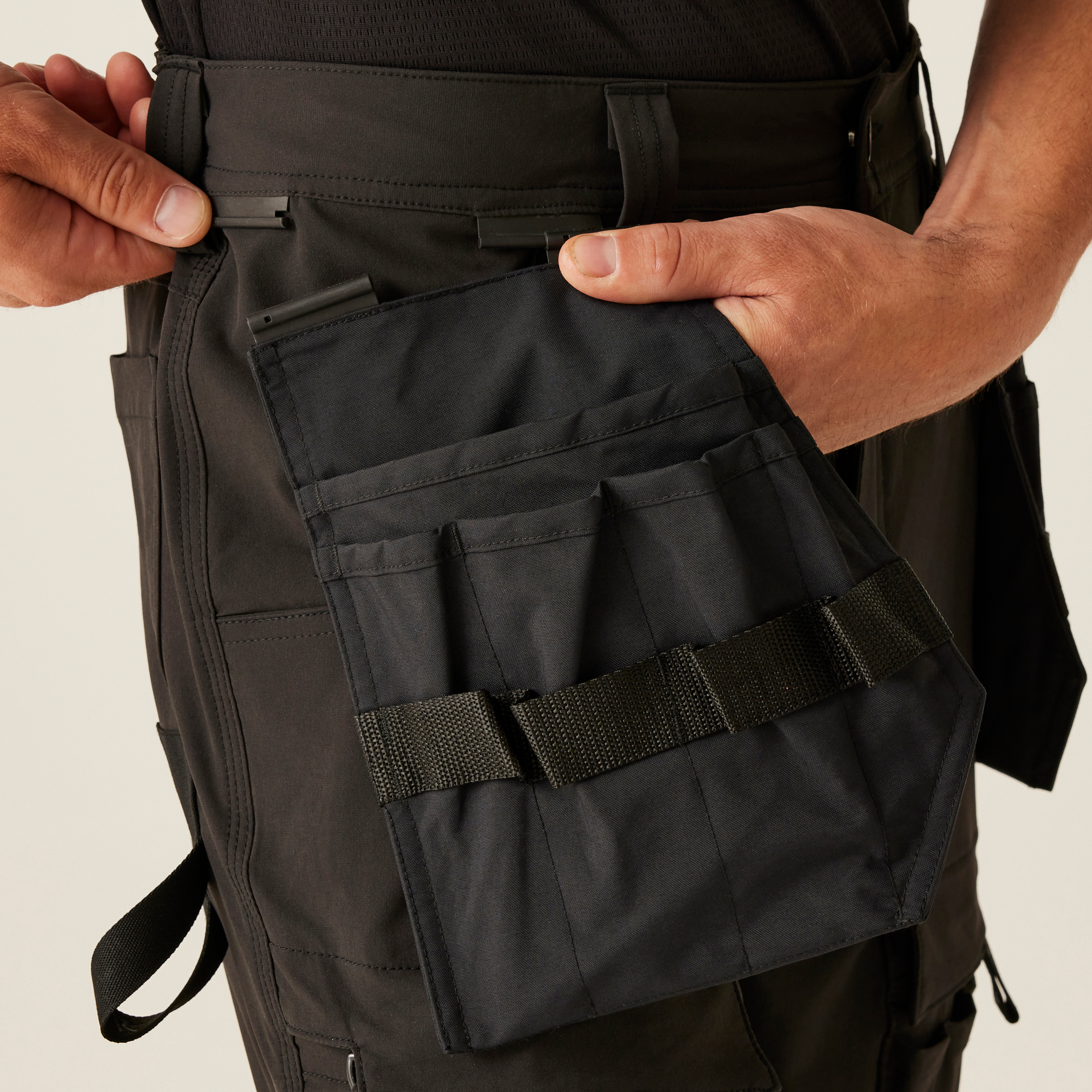 Regatta Professional Mens Hi-Vis X-Pro Stretch Holster Trousers - Class 1