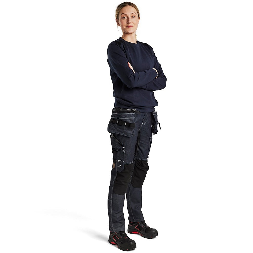 Blaklader Sweatshirt Women 3408 #colour_dark-navy-black