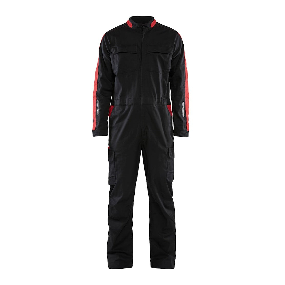 Blaklader Industry Overalls Stretch 6144 #colour_black-red