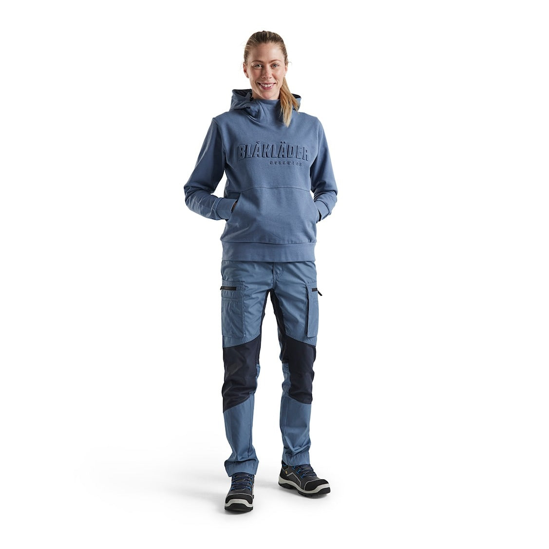 Blaklader Women's Hoodie 3D 3560 #colour_numb-blue