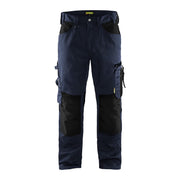 Blaklader Trousers without Nail Pockets 1556 #colour_dark-navy-black