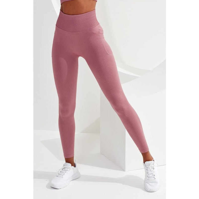 Women's TriDri® Ribbed Seamless 3D Fit Multi-Sport Leggings