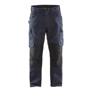 Blaklader Service Trousers Denim Stretch 1497 #colour_navy-blue-black
