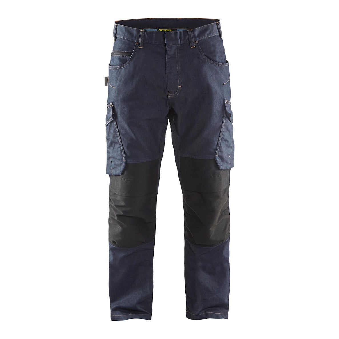 Blaklader Service Trousers Denim Stretch 1497 #colour_navy-blue-black