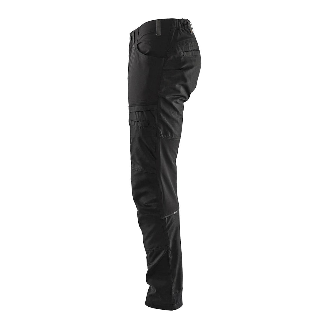 Blaklader Service Trousers with Stretch 1456 #colour_black-dark-grey