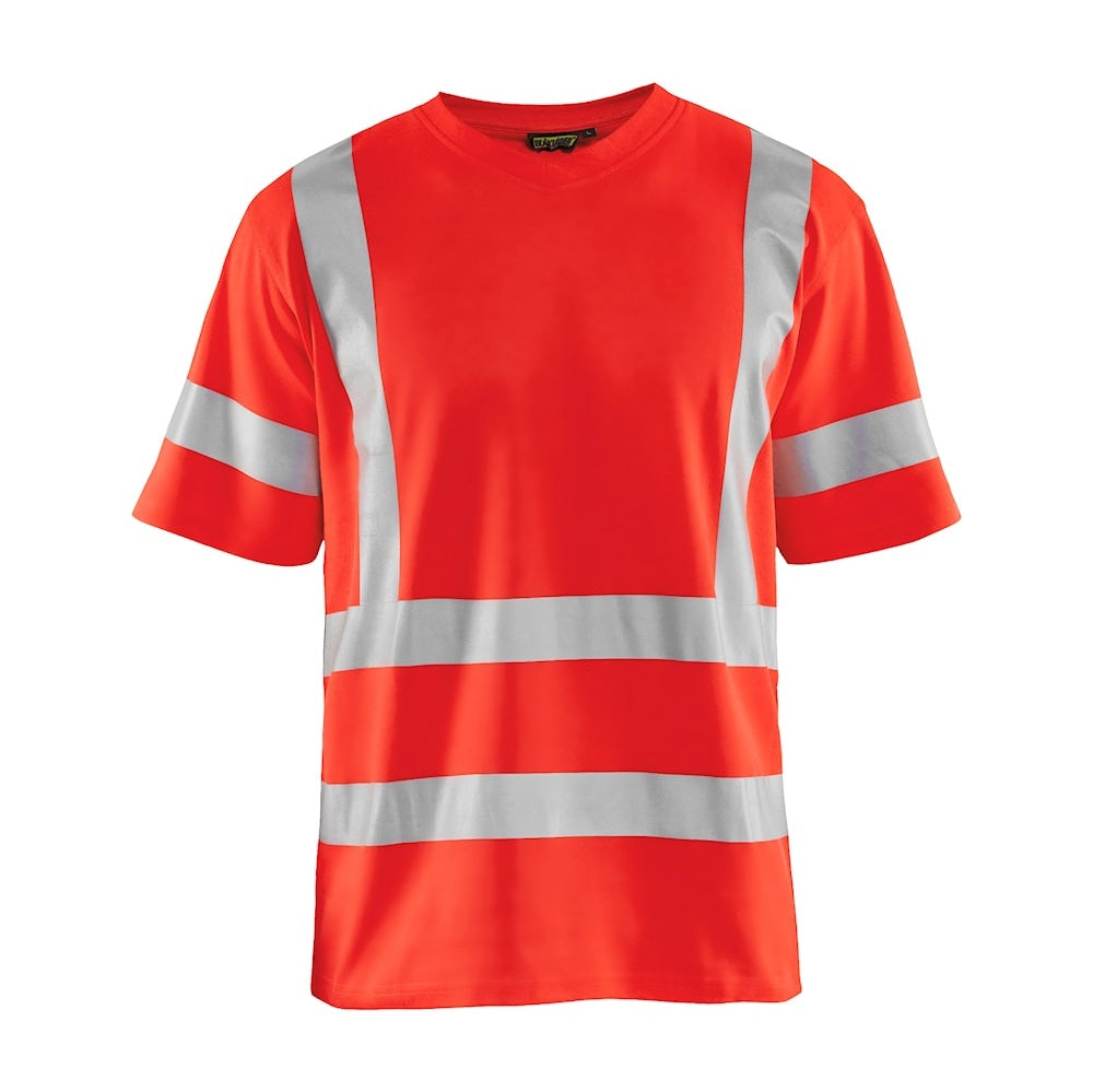 Blaklader Uv T-Shirt Hi-Vis 3380 #colour_red-hi-vis