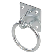 Fixman Chain Plate Electro Galvanised - Ring 50mm x 50mm