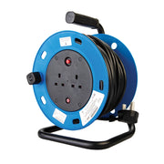 Powermaster Cable Reel Freestanding 13A 230V - 2-Gang