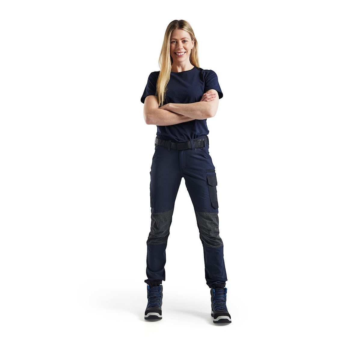 Blaklader Ladies 4-Way Stretch Service Trousers 7122 #colour_dark-navy-black
